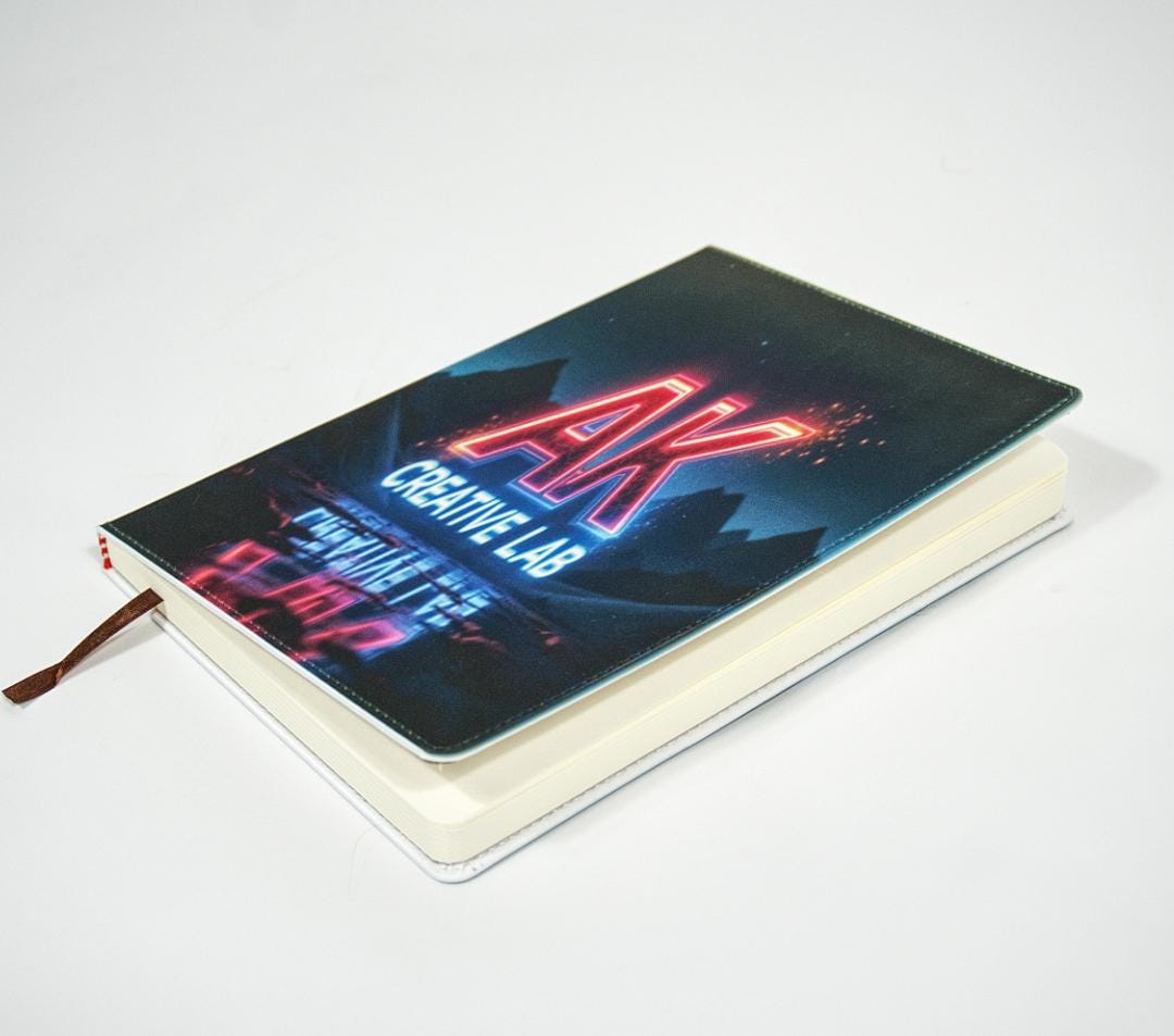 Personalized Faux Leather Photo Journal – Custom Double-Sided Cover