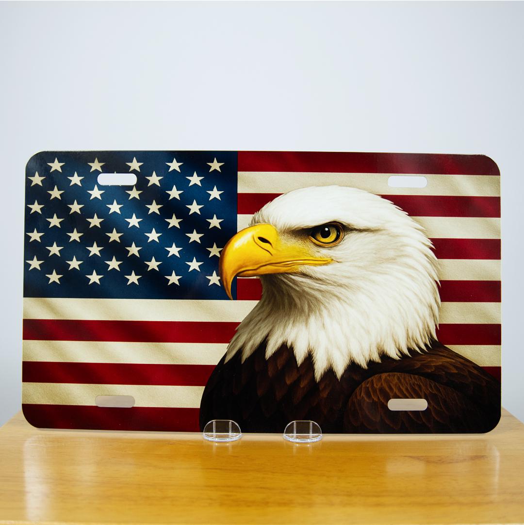 Personalized Aluminum Car License Plate – Custom Photo or Text Gift