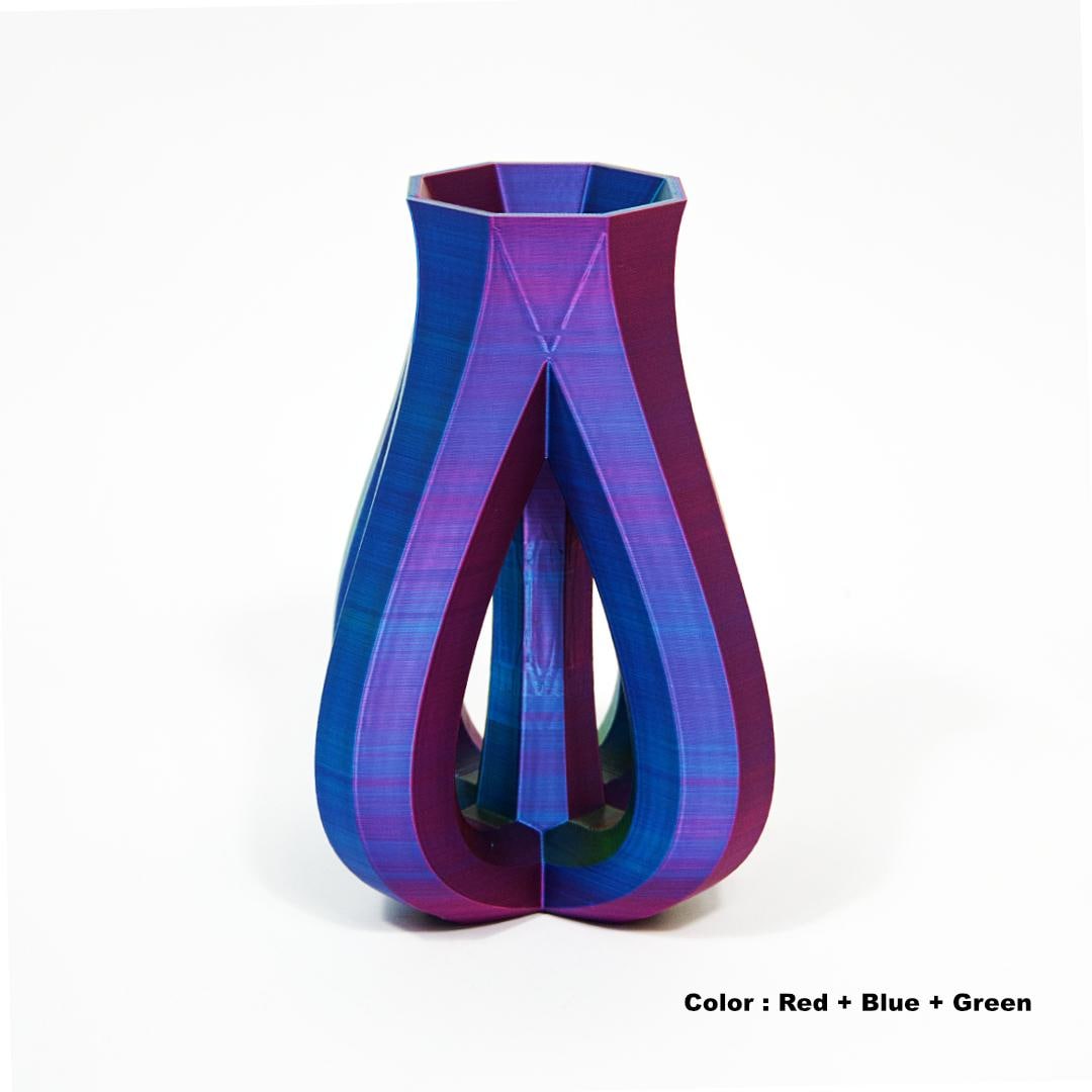 Chameleon Vase – 3D Printed Color-Shifting Modern Art Home Decor