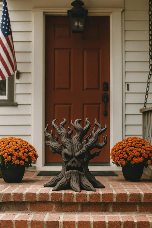 Haunted Tree Figure – 3D Printed Halloween Decoration | Spooky Gothic Home Decor