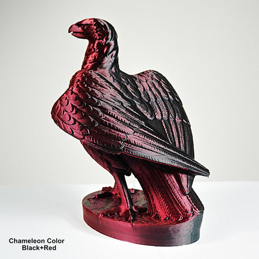 Color-Changing American Eagle Statue – 3D Printed Patriotic Decor