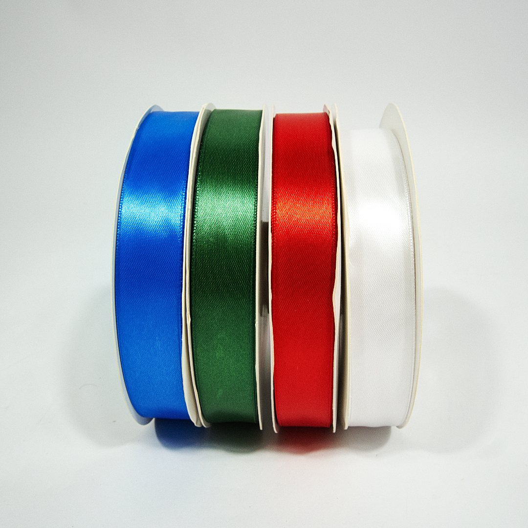 Luxury Double Face Satin Ribbon – 1" Wide | Choose Your Color & Length