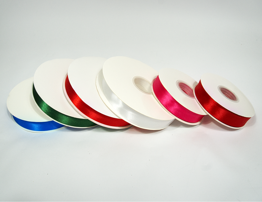 Luxury Double Face Satin Ribbon – 1" Wide | Choose Your Color & Length