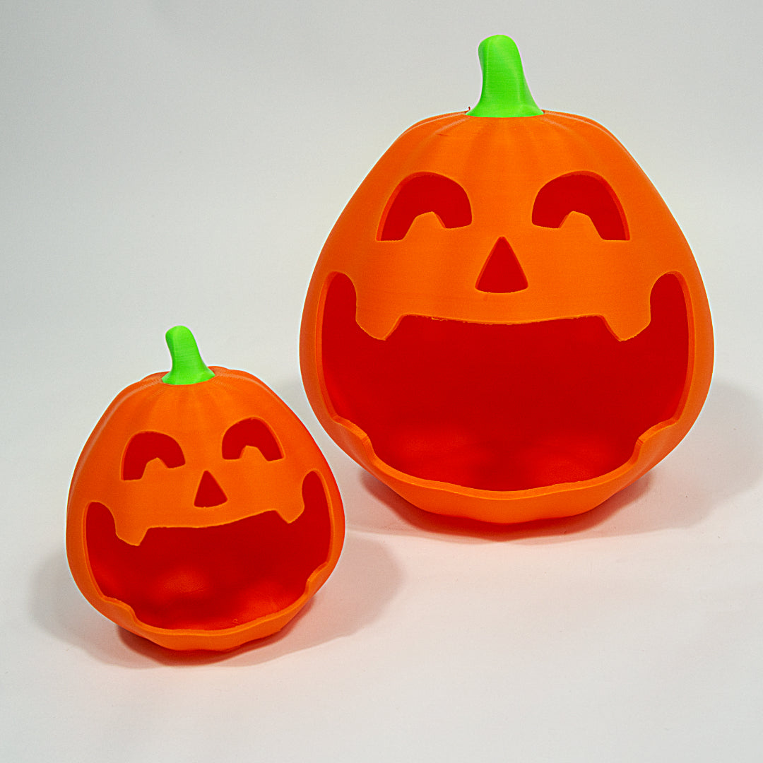 3D Printed Jack O'Lantern Candy Bowl – Spooky Halloween Treat Holder
