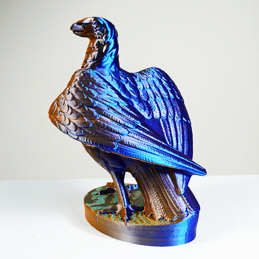 Color-Changing American Eagle Statue – 3D Printed Patriotic Decor