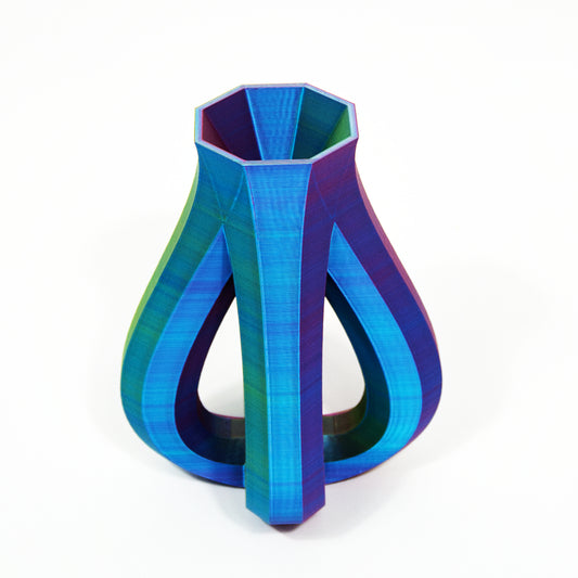 Chameleon Vase – 3D Printed Color-Shifting Modern Art Home Decor