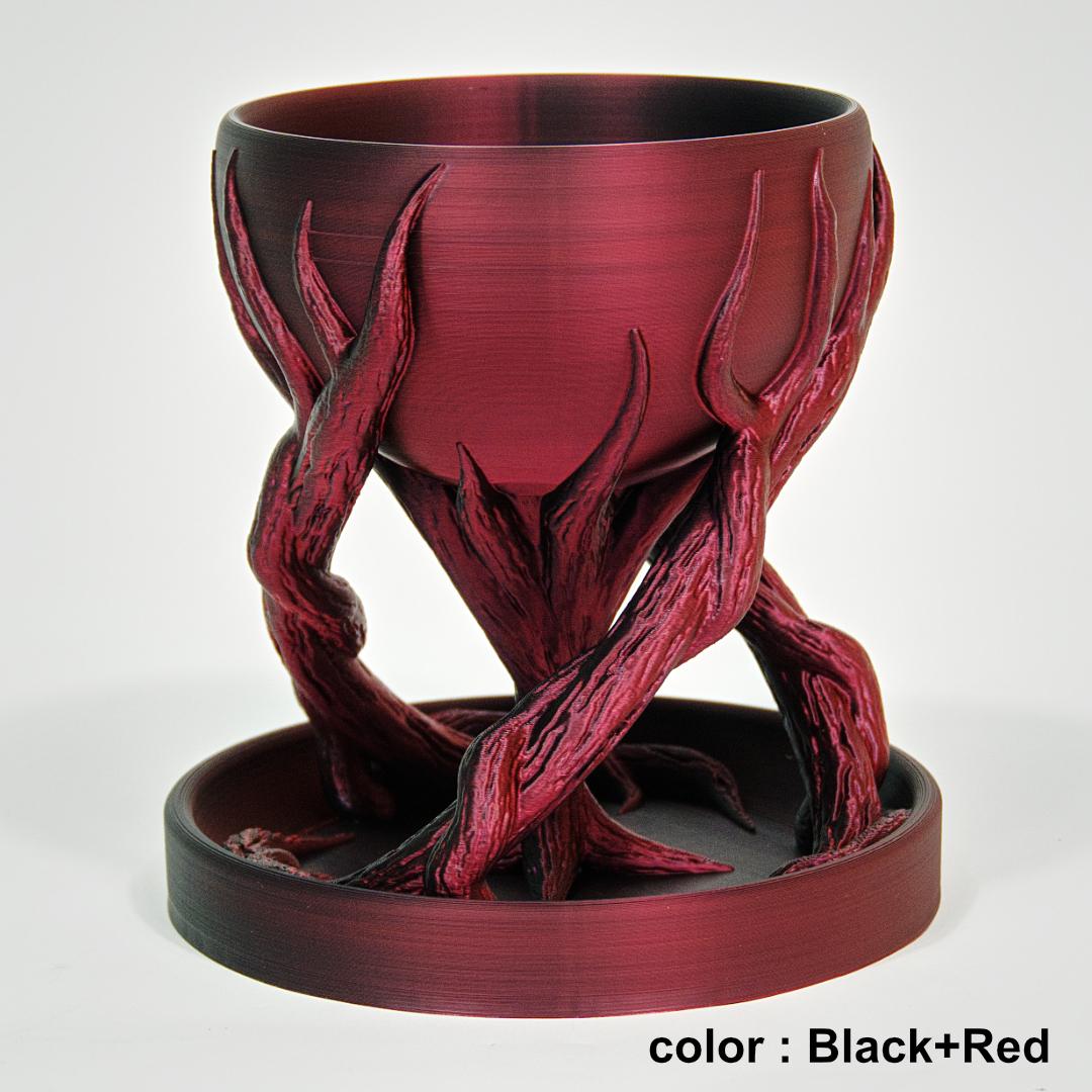 Haunted Tree Root Planter – Multi-Color Gothic 3D Printed Pot