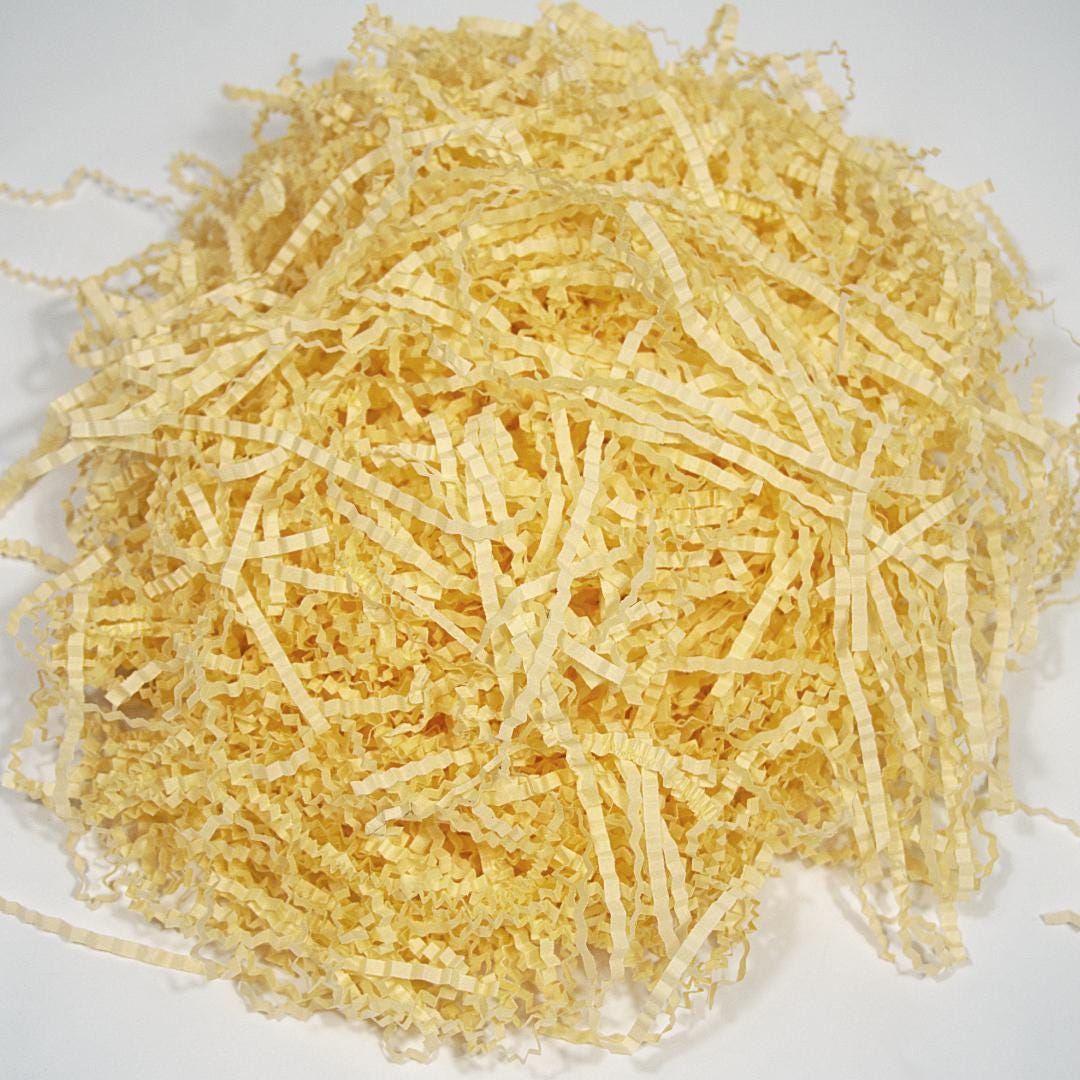 Crinkle Cut Shredded Paper Filler – Gift Box & Basket Packaging | Decorative Eco-Friendly Cushion