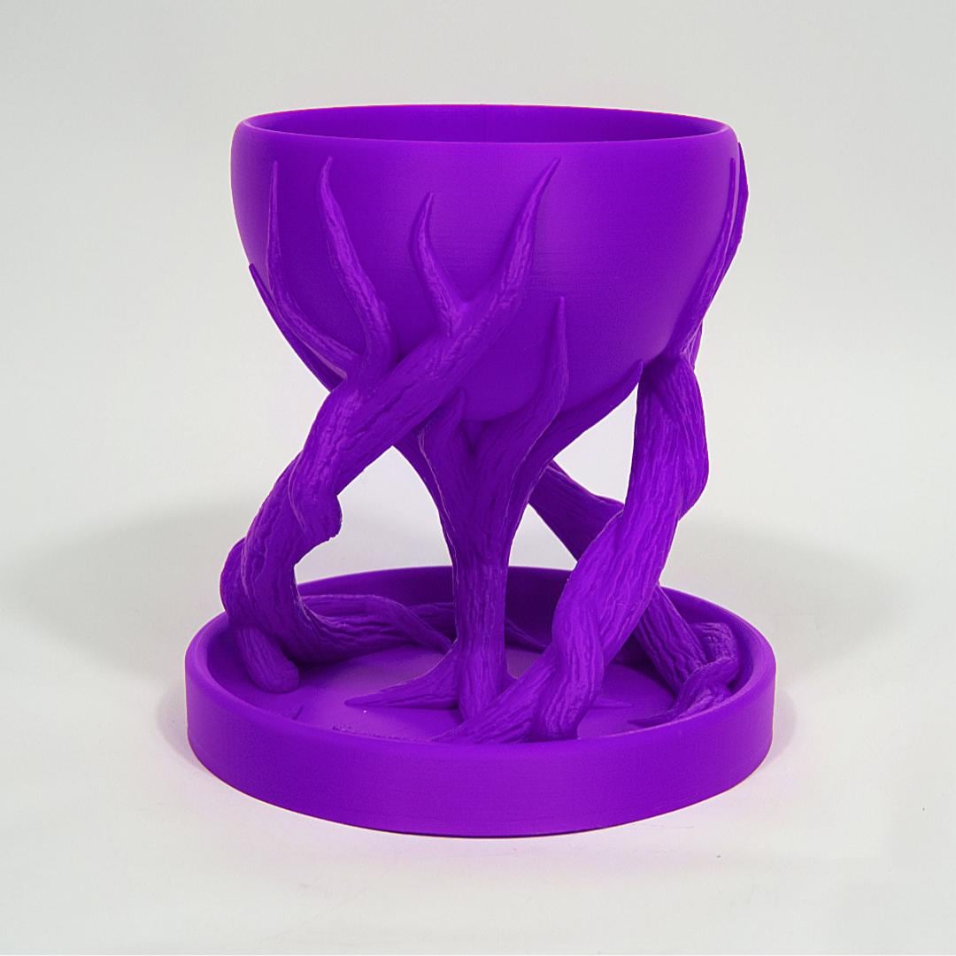 3D Printed Haunted Tree Root Planter | Gothic Halloween Décor | Spooky Artistic Pot