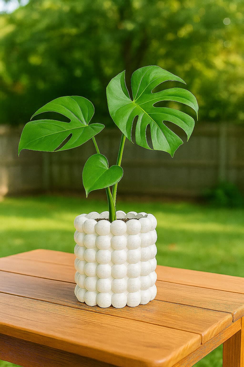 Colorful Bubble Planter | 3D Printed Waterproof Pot – Modern Eco-Friendly Home Décor