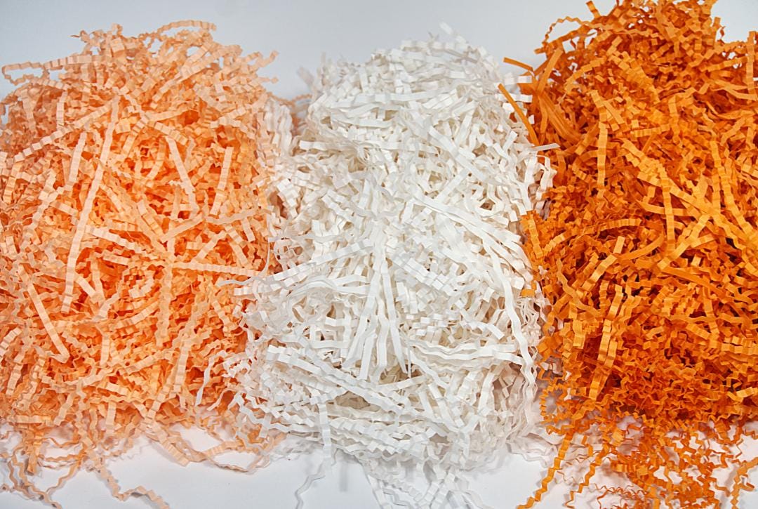 Crinkle Cut Shredded Paper Filler – Gift Box & Basket Packaging | Decorative Eco-Friendly Cushion