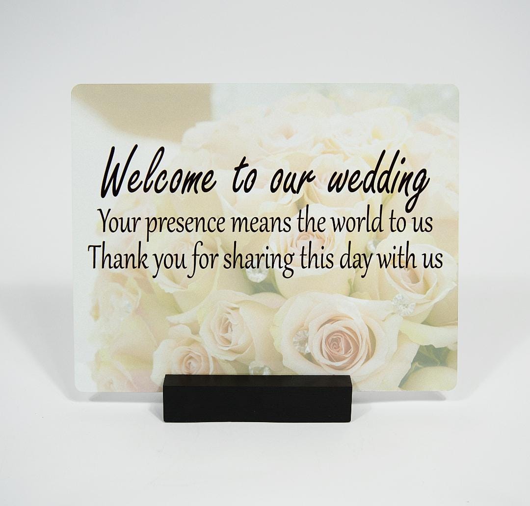 Custom Metal Photo Print with Wood Stand | Waterproof Personalized Sign