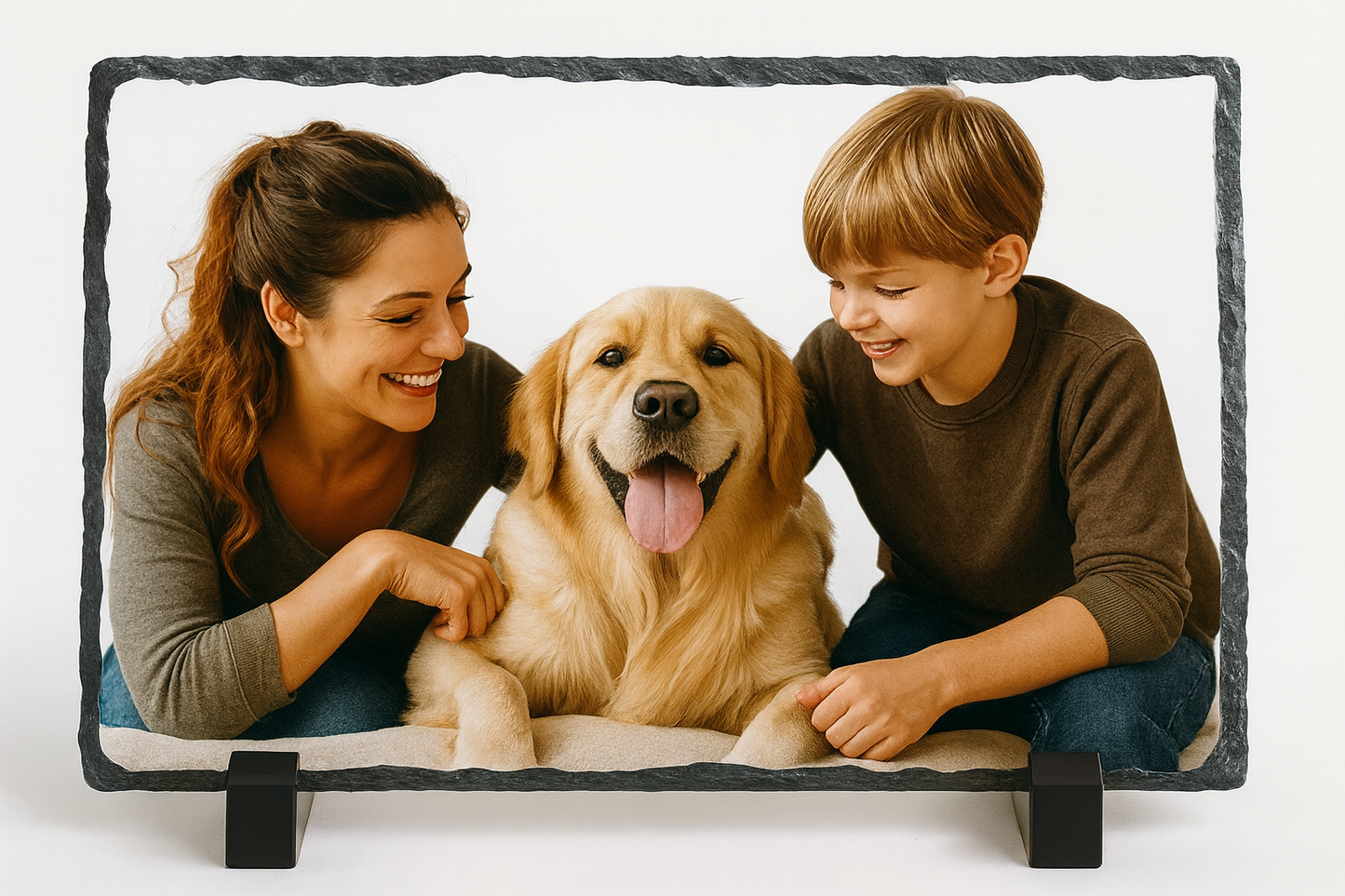 Personalized Photo Slate – Custom Stone Picture Frame Gift