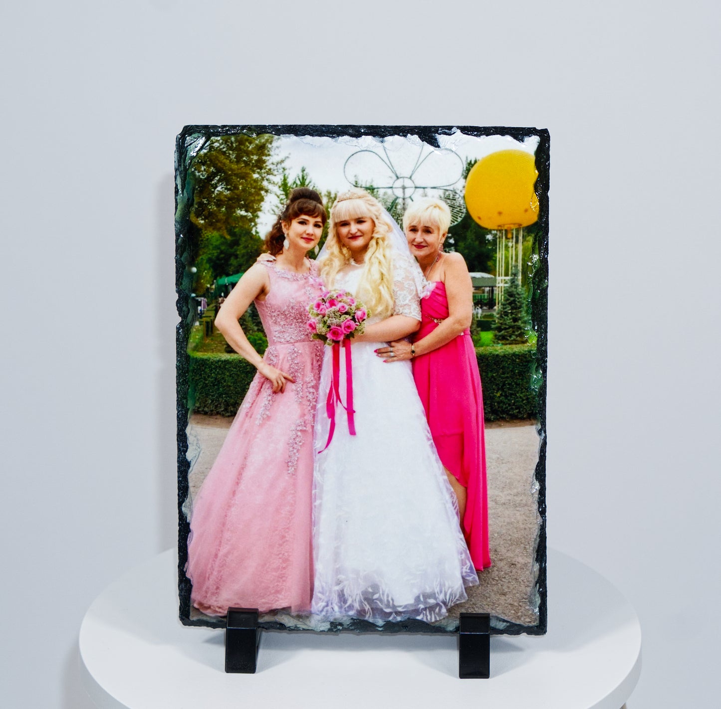 Personalized Photo Slate – Custom Stone Picture Frame Gift