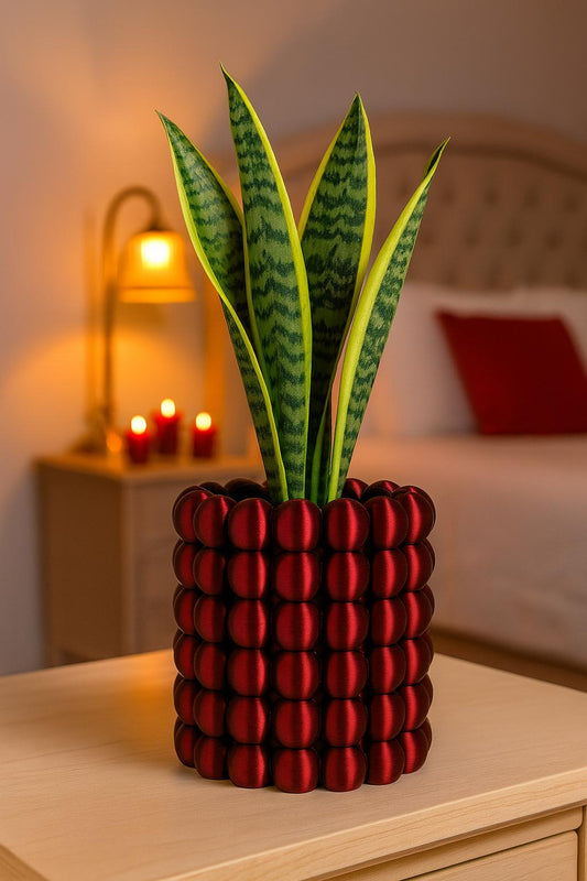 3D Printed Bubble Planter | Colorful Modern Home Décor | Eco-Friendly PLA Pot