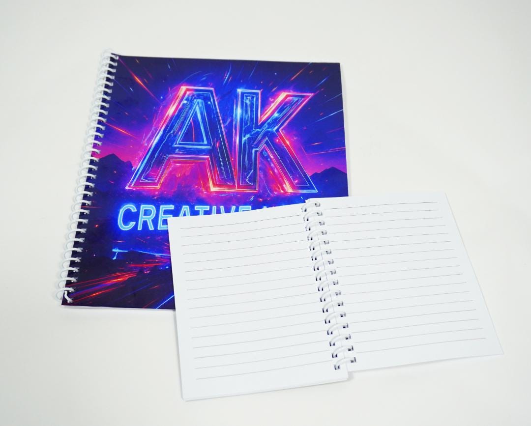 Custom Photo Notebook – Personalized Spiral Journal & Event Keepsake