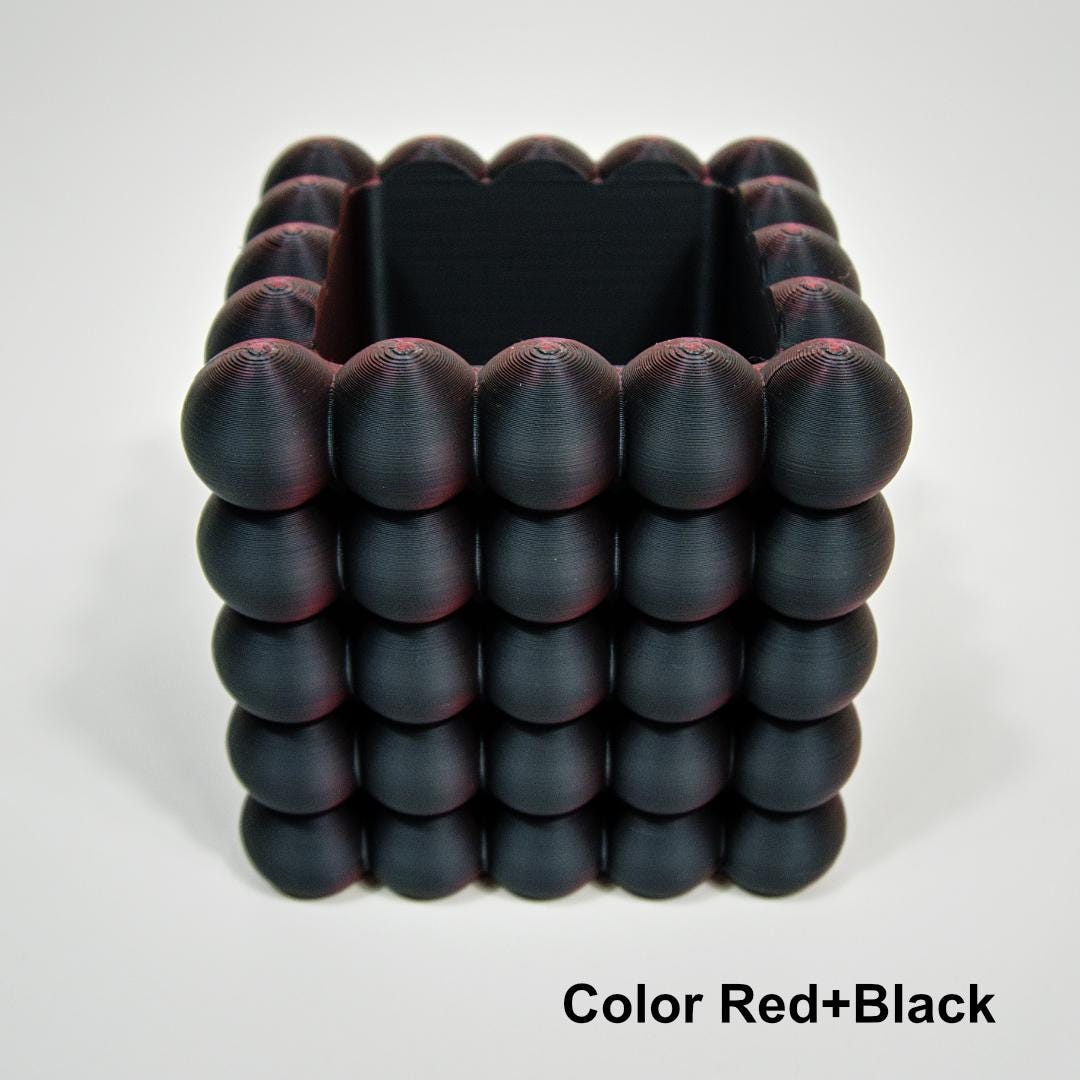 3D Printed Bubble Planter | Colorful Modern Home Décor | Eco-Friendly PLA Pot
