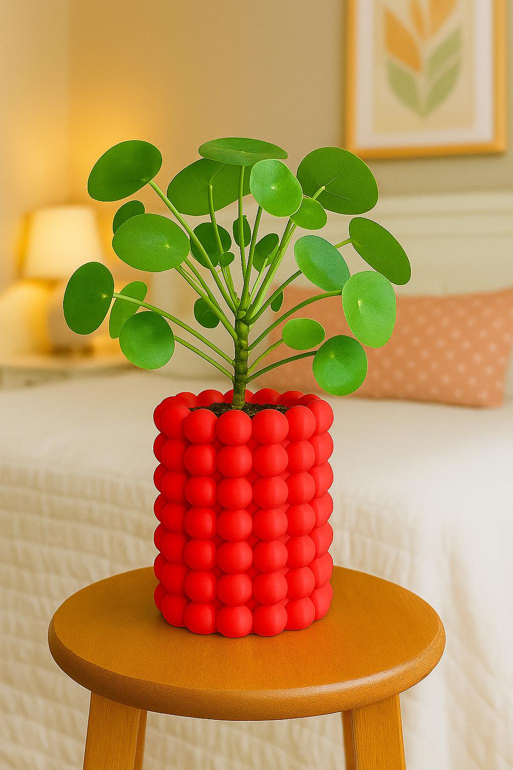 Colorful Bubble Planter | 3D Printed Waterproof Pot – Modern Eco-Friendly Home Décor
