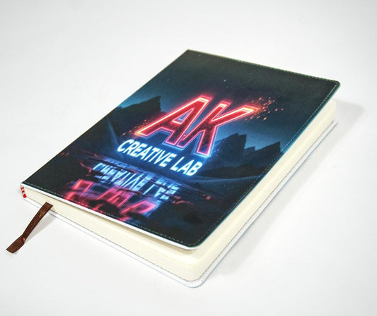 Personalized Faux Leather Photo Journal – Custom Double-Sided Cover