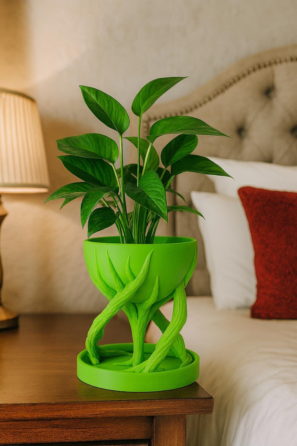 3D Printed Haunted Tree Root Planter | Gothic Halloween Décor | Spooky Artistic Pot
