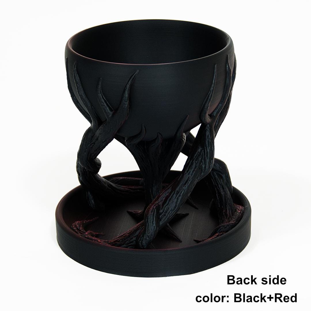 Haunted Tree Root Planter – Multi-Color Gothic 3D Printed Pot