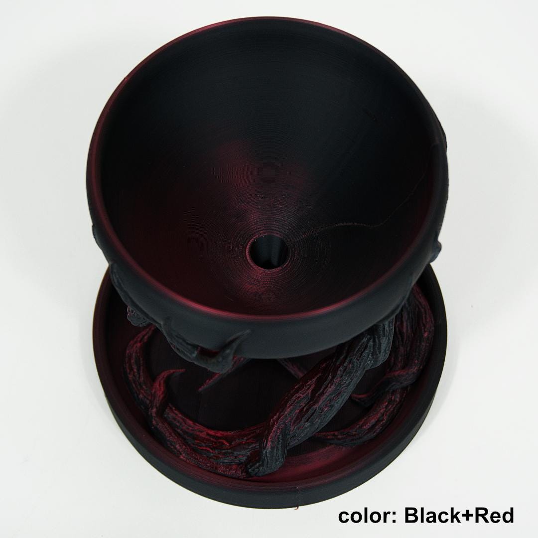 Haunted Tree Root Planter – Multi-Color Gothic 3D Printed Pot