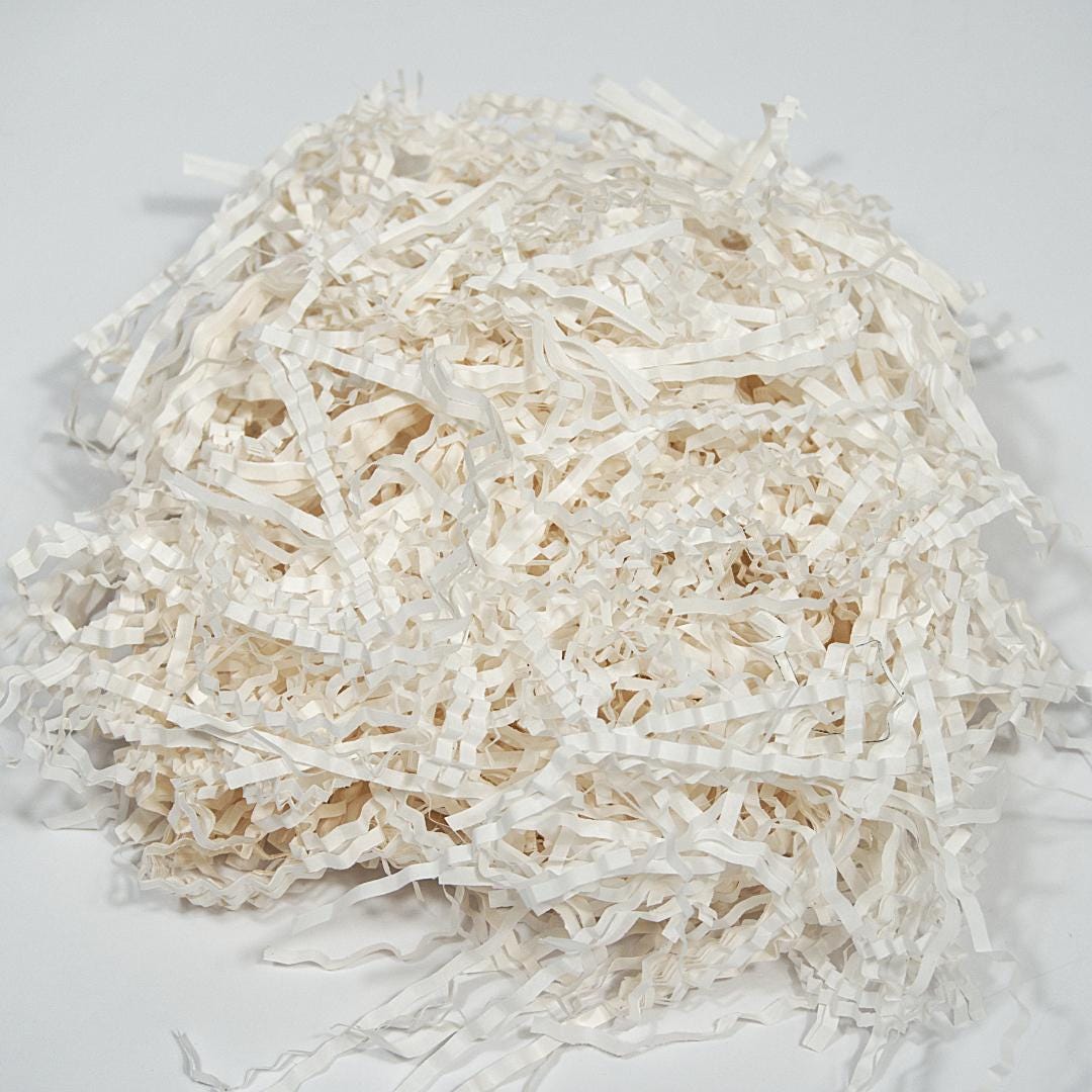 Crinkle Cut Shredded Paper Filler – Gift Box & Basket Packaging | Decorative Eco-Friendly Cushion