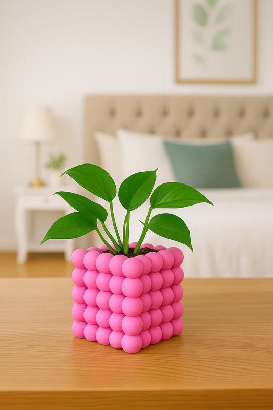 Colorful Bubble Planter | 3D Printed Waterproof Pot – Modern Eco-Friendly Home Décor